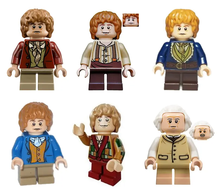 LEGO 10316 Rivendell Bilbo Baggins minifigürü