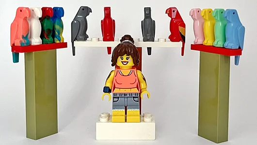 LEGO Papağan Figürleri
