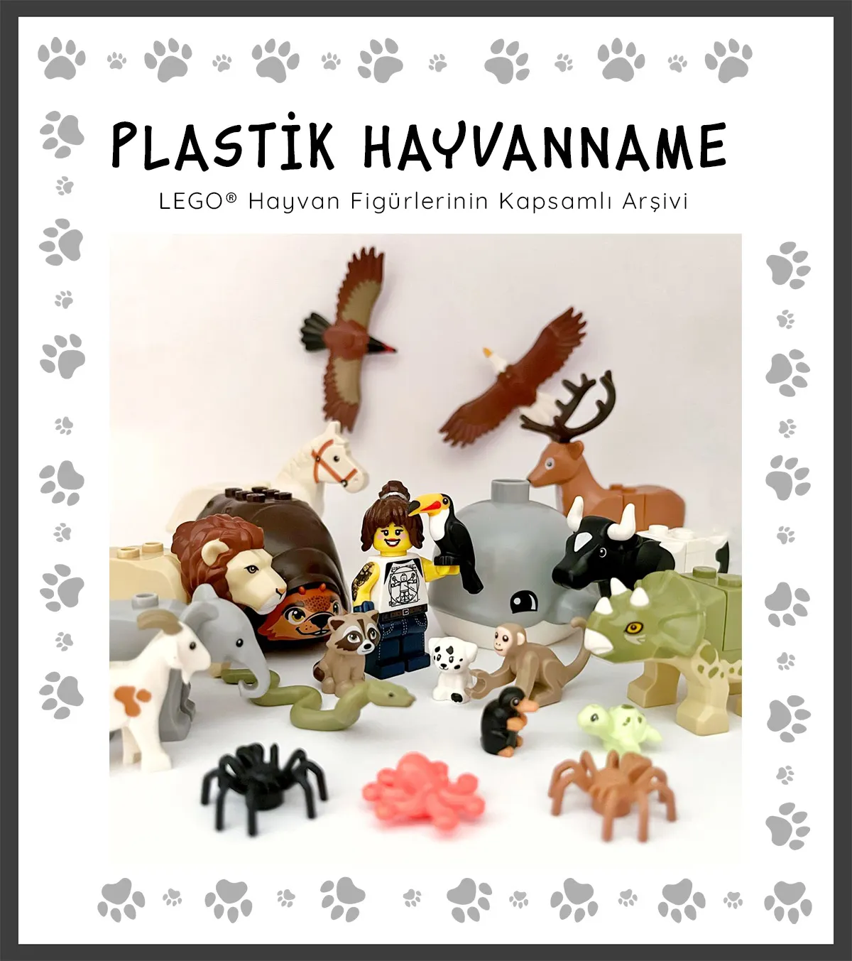 Plastik Hayvanname: LEGO Hayvan Figürlerinin Kapsamlı Arşivi